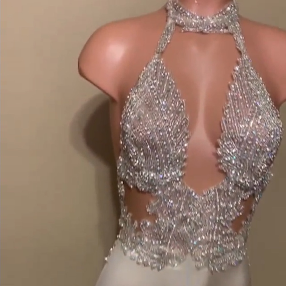 Custom gown wedding pageant prom or formal